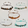 oly-0c58a232fe9e99f53cdddc165da8574a Wholesale fashion hand-woven irregular gravel beaded crystal bracelet Bohemian adjustable hand rope