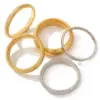 Wholesale Round Solid Color 304 Stainless Steel Modern Style Simple Style Classic Style Titanium Steel Bangle