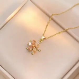 X0402 Rotating Champagne Necklace