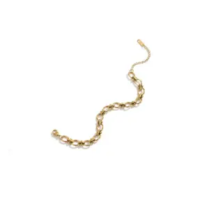 29 [Ae179] Hollow Ring Bracelet / Gold