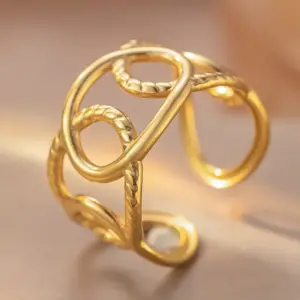 K219 Gold Ring Adjustable