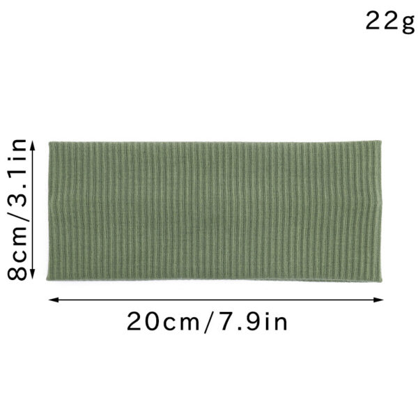 oly-0cccdc2c0bb533744b0cbdbb827d22be Wholesale Knitted Hairband Solid Color Headband Wide Edge Cross Knot Solid Color Hairband Wash Face Pressure Hair Band