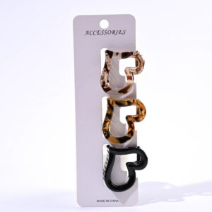 5cm small love transparent model [black + dark coffee + amber] upper card