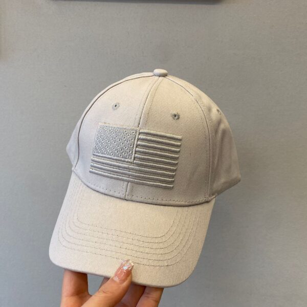 oly-0ce425f638678c85e8f877df60eafa76 Wholesale American Flag Embroidered Baseball Cap Outdoor Sports Sunscreen Sun Hat Casual Cap