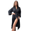 oly-0cea81f9e6ca9de85b124ffe33a51af3 Wholesale Spring and Summer Mid-Length Warm Home Wear Pajamas Long-Sleeved Sexy Nightgown Wearable Bathrobe Bridal Dressing Gown High-End