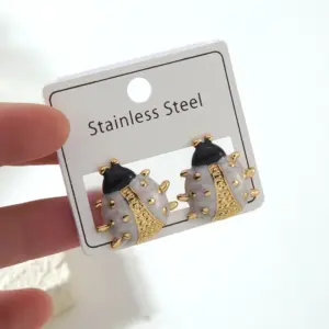 FYD6161EH-Ladybug Earrings