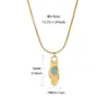 Wholesale 18K Gold Plated 304 Stainless Steel Vacuum Electroplating (In Furnace) Artificial Pearl Zircon Sun Palm Starfish Dolphin Whale Ocean Style Cable Chain/Cross Chain/O Chain Pendant Necklace For Women