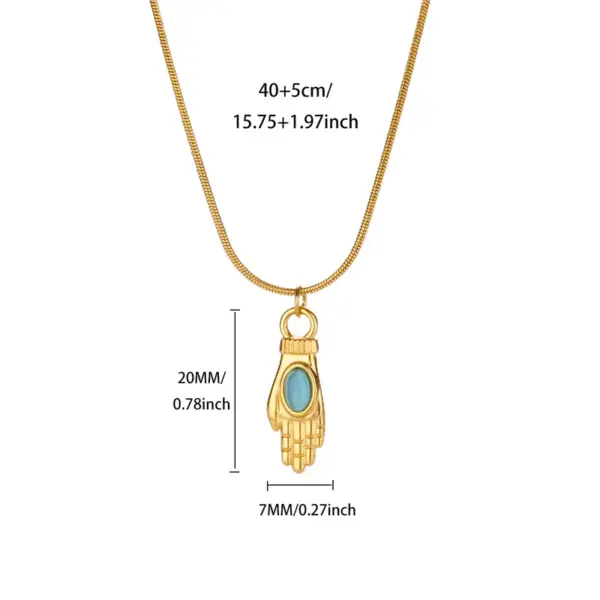 Wholesale 18K Gold Plated 304 Stainless Steel Vacuum Electroplating (In Furnace) Artificial Pearl Zircon Sun Palm Starfish Dolphin Whale Ocean Style Cable Chain/Cross Chain/O Chain Pendant Necklace For Women