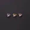 Wholesale Ear Cartilage Rings & Studs Lady Butterfly Copper Plating