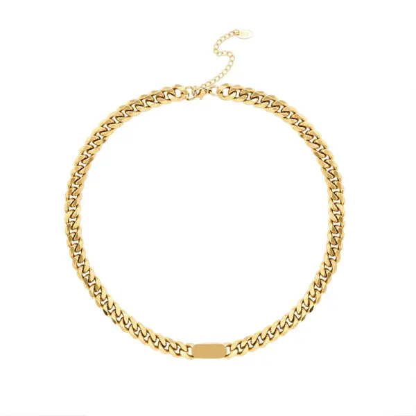 Wholesale PVD Coated Real Gold Plated 18K Gold Solid Color 304 Stainless Steel Fashion Waterproof Non Tarnish Jewelry Set