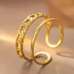 K213 Gold Ring Adjustable