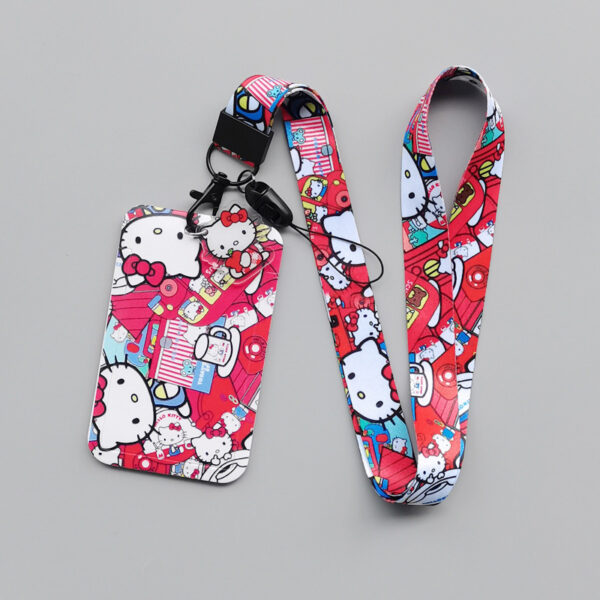 oly-0d7167dfcf48a8b6b4877844c8be79bd Wholesale Cartoon animation hard bus push card sleeve thermal transfer student campus card polyester lanyard card meal card OLY Exclusive