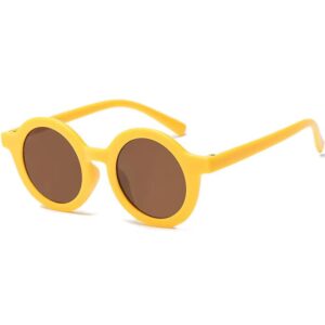 (round) yellow frame tea