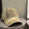 oly-0d9511e7a602eb203b3533b9848ccf2d Wholesale Big Head Ware Washed Old Hole Baseball Cap Women's Spring and Summer Sun Protection All-match Duck Tongue Hat Showing Face Small Men's Fashion