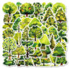 Wholesale 50 cartoon forest stickers decorative luggage notebook cup computer guitar waterproof stickers small fresh