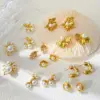 Wholesale Spider Earrings Light Luxury High-end Sense Plated 18k Gold Pearl Imitation Earrings