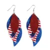 oly-0ddeeaba37885a79db790d84f5ceb5bc Wholesale Unisex American Flag Acrylic Drop Earrings, Perfect For Independence Day Celebrations