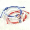 Wholesale Casual Letter Heart Shape American Flag Zinc Alloy Cord In Chain Stretch Adjustable String Bracelets Wholesale