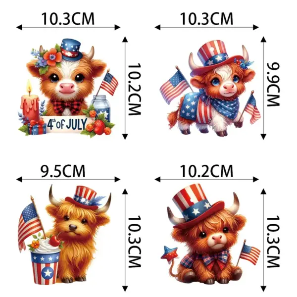 Wholesale Alpine Bull American Holiday Party Gift Decoration Paper Home Decoration Accessories