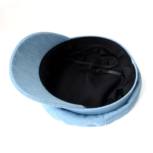 Wholesale Japanese and Korean-style Light Denim Casual Cap Vintage Fashion All-match Street Navy Hat Simple Casual Paintwork Hat