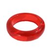 oly-0e3598a4a49f70b1ef8dab33207c7d0b Wholesale Fashion Exaggerated Stylish Bracelet Transparent Red Resin Bracelet Style Stacked Bracelet