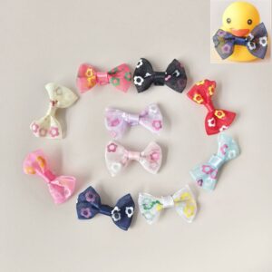 One transparent yarn bow is not repeated and the color is random (4*2.5)