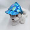 oly-0e4a40a224b7139728240dafca3c8348 Wholesale laser baseball cap magic color laser cap pet cap cover sunscreen cap mini pet hat