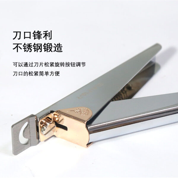 Wholesale Nail Clipper Stainless Steel Nail Clipper Flat U-shaped Cutter Nail Clipper Extension Nail Clipper Tool Sharp for Shop Use