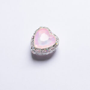 20mm peach heart mocha powder