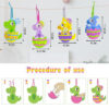 oly-0e9112589eee9411903bacc550d6b8e2 Wholesale Easter decoration EVA FOAM sticker FOAM FOAM egg rabbit dinosaur DIY suit