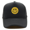 oly-0ea1777d792ccba88a116aa761b02e2b Wholesale American-Style Smiley Face Patch Baseball Cap Cute Casual Versatile Sun Hat Trendy Unisex Trucker Hat Mesh Hat Trendy