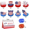 Wholesale Spiral Decorative PVC Pendant American National Day Party Decorations Festival Paper Hanging Ornaments