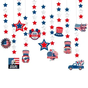 Wholesale Star Car Hanging Amulet Dwarf Bunting Decoration Festival Party Supplies