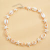 Wholesale Simple and Personalized Fashion Beach Style Starfish Shell Braided Necklace Hawaiian Style Shell Series Necklace
