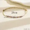 oly-0ec41920313c2f71ff1b799eb8d78bfc Wholesale Handmade Golden Plated Wristband With Solid Color Natural Stone And 0.03µm Coating Thickness, Featuring Handmade Chain For Women