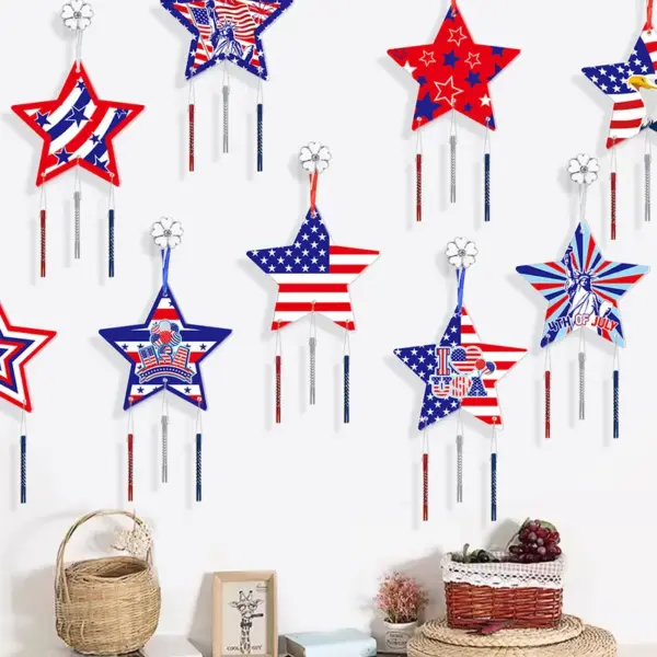 Wholesale Independence Day Paper Wind Chime For Event And Party Supplies, Ideal For Festive Venue Decoration