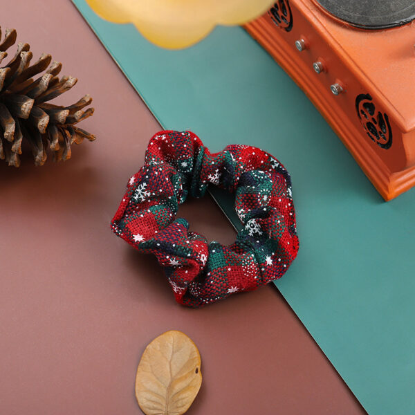 oly-0eef6f6b318515aab4f1bcc3b4adbae9 Wholesale Christmas autumn and winter hair ring large intestine ring three-state jewelry all-match holiday cloth ring headdress