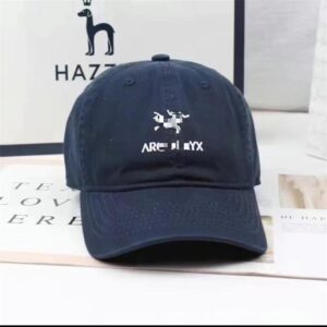 Pure cotton bird bone navy blue / Adjustable