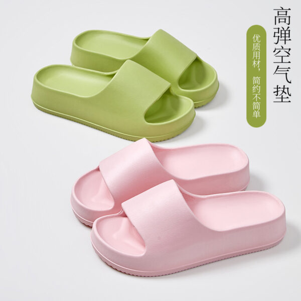 oly-0f32f66c73217af4383f9b256808e30a Wholesale Summer Style Outer Wear Thick Bottom Beach Sandals and Slippers Women's All-match Elevated Wear-resistant EVA Lightweight Slippers