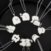 Wholesale Rabbit Couple Necklace ins No Falling Creative Kitten Puppy Pendant for Girlfriends Valentine's Day Gift
