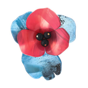 Blue plum mixed # corsage