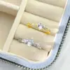 Wholesale Elegant Heart Shaped Ring For Women With Micro Paved Zircon Fashionable Personality Ring Romantic Style Suitable For Daily Wear And Dates