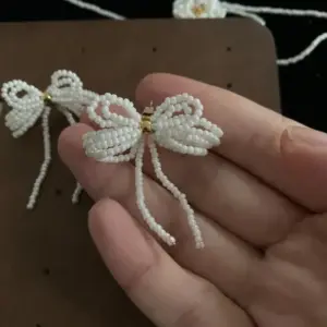 Pearl Bow Earrings