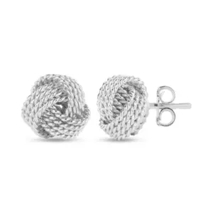 Wholesale Fashionable Brass Plated Real Gold European Style Women's Earrings Creative Knitted Ball Personality Jewelry Accessories