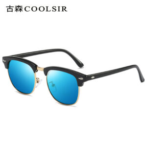 Figure / Bright Black Frame Ice Blue