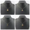 Wholesale Jewelry Casual Vintage Style Heart Shape 304 Stainless Steel Gold Plated Handmade Plating Carving Pendant Necklace