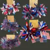 oly-0fd6f7eb82fa05cb984d89705e08843c Wholesale Sparkling Street Style Independence Day Earrings Large Ball Exaggerated Drop Earrings Acrylic Geometric Pattern Original Design For Women - Nihaojewelry