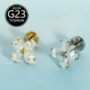 oly-0ff958908a6d663848cf450421f5f1ab Wholesale G23 Titanium Alloy Piercing Jewelry Flower Inlaid Zircon Lip Stud Lip Ring Nose Stud Helix Stud Ear Cartilage Stud In Stock