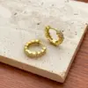 Wholesale 1 Pair Modern Style Classic Style Pentagram Star Plating Inlay Copper Zircon K Gold Plated Rose Gold Plated White Gold Plated Earrings