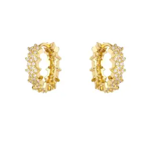 18K White Zirconium